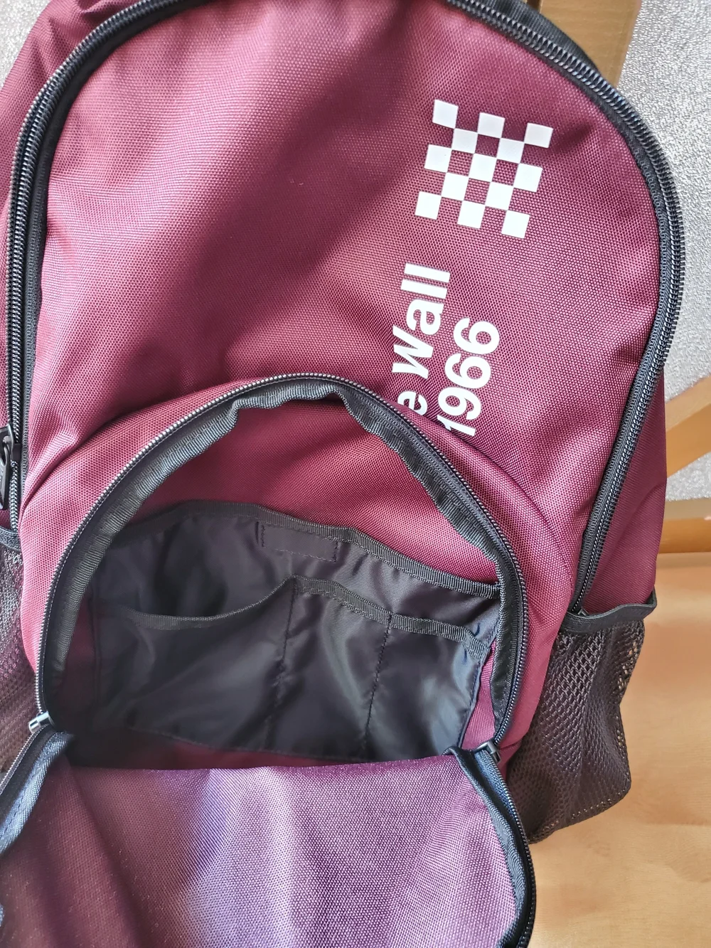 Vans maroon backpack